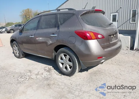 2009 Nissan Murano Sl z USA, uszkodzony, nr VIN JN8AZ18UX9W012033